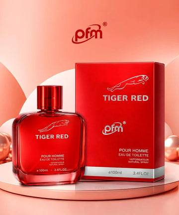 Red Tiger EDT 100ml by Auso – Bold Masculine Fresh Spicy Perfume for Men | Long Lasting Eau De Toilette Fragrance