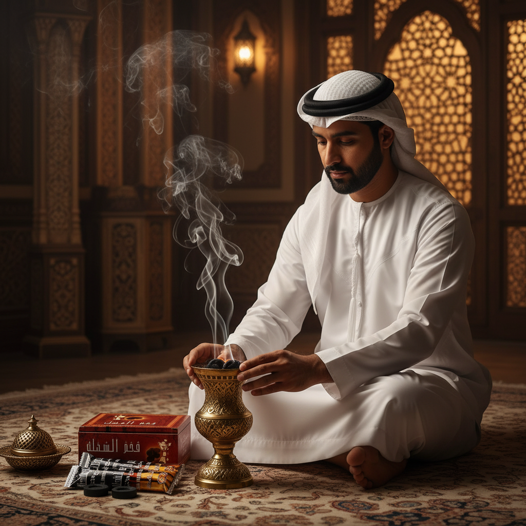 Magic Charcoal Roll Box for Bakhoor / Sheesha / Hookah