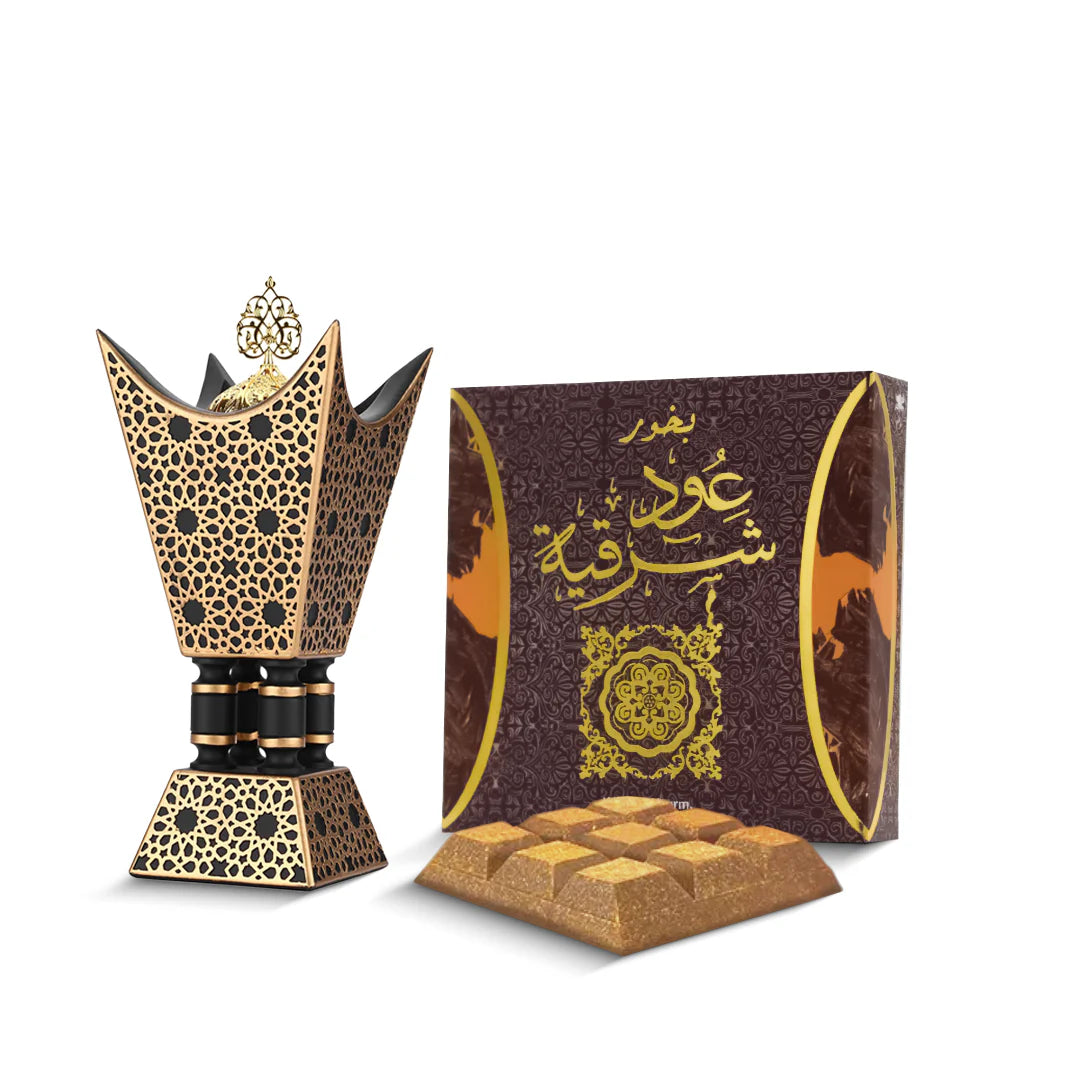 Bakhoor Oud Sharqiya 40g Premium Arabian Incense – Long Lasting Oud Fragrance for Home & Office