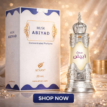 Afnan Musk Abiyad Attar 20ml for Unisex